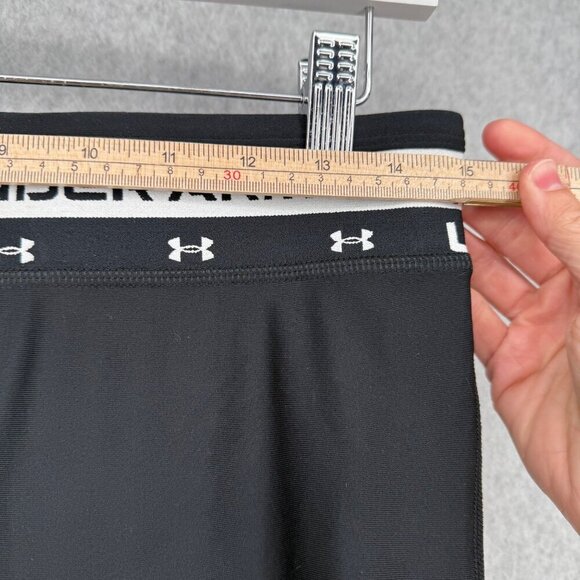 Under Armour Girls HeatGear Crop Legging Size XL Black Outdoor Quick Dry NEW - Picture 9 of 12